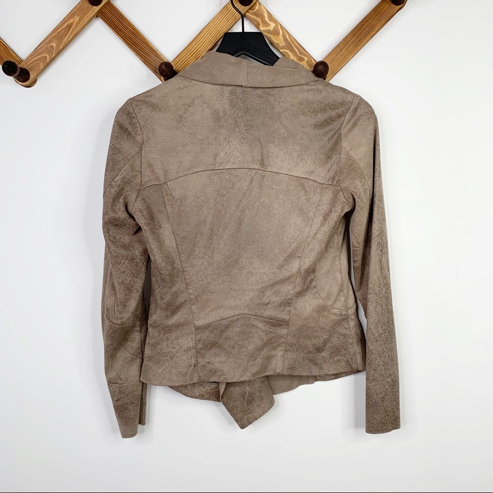 SOLD ZARA faux suede moto jacket✨M - Picture 3 of 5